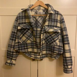 ZARA Plaid Shacket (shirt+jacket)